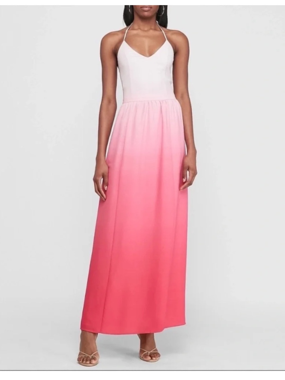 Express Pink Ombre Maxi Skirt size XL